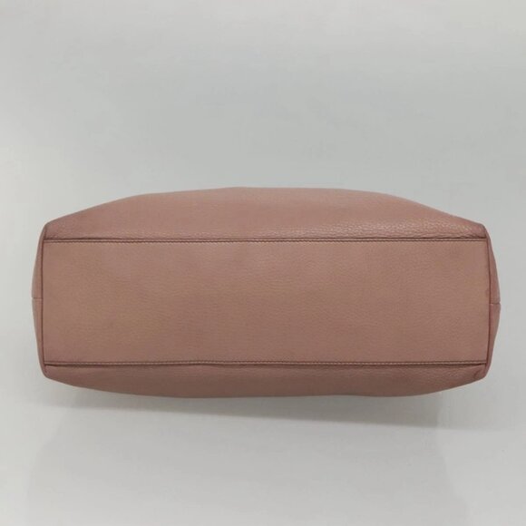 GUCCI Hand Bag Leather Outlet 2way Pink Gold - Picture 5 of 15